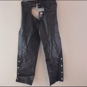 Motorcycle Leather Chaps